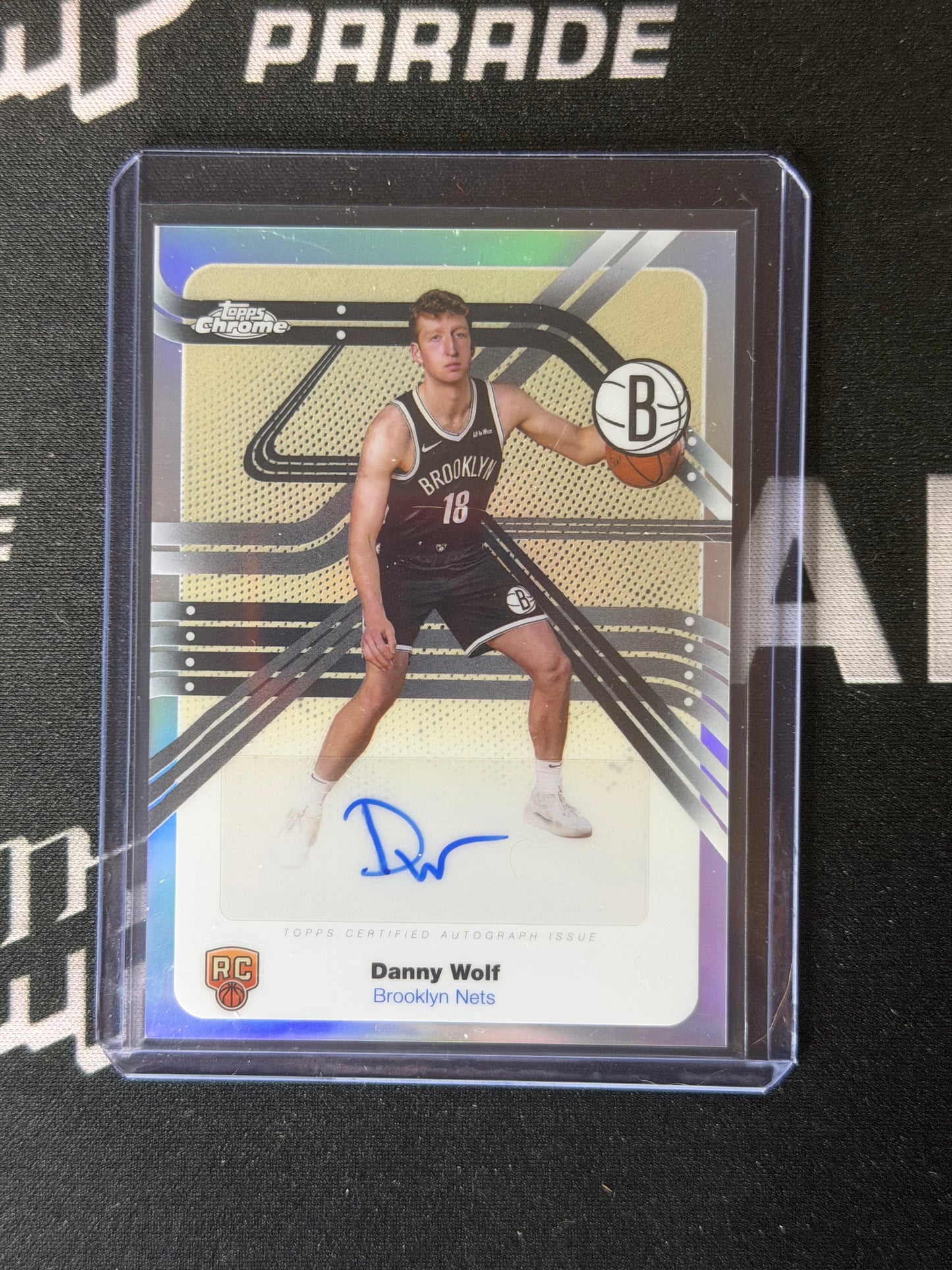 25-26 TOPPS CHROME BASKETBALL - DANNY WOLF AUTO NEXT STOP SIGNATURES REFRACTOR