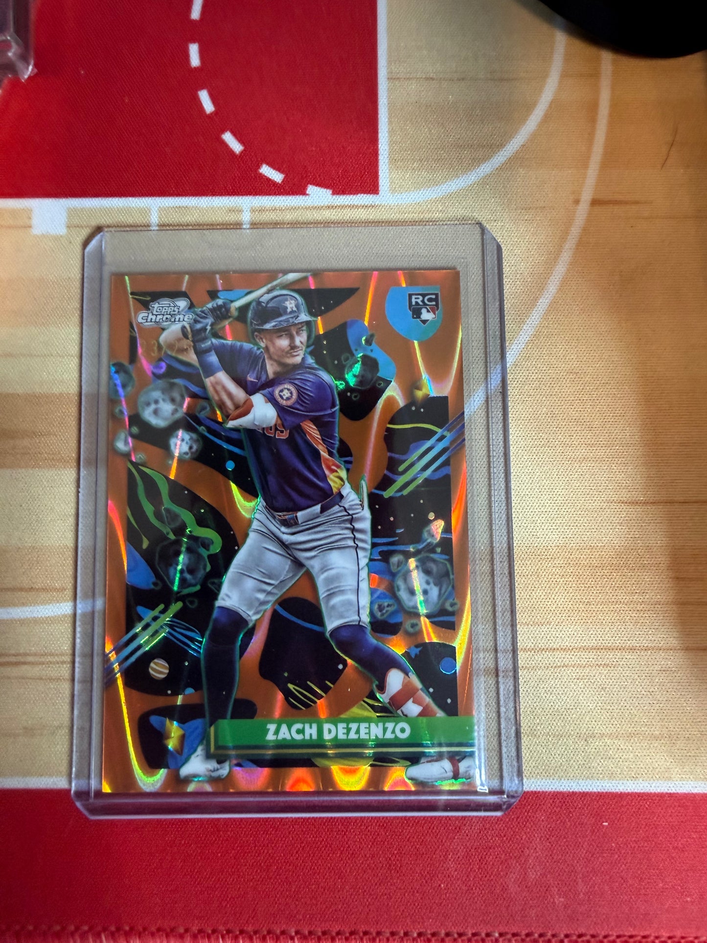 25 COSMIC CHROME ZACH DEZENZO ORANGE RC 23/25