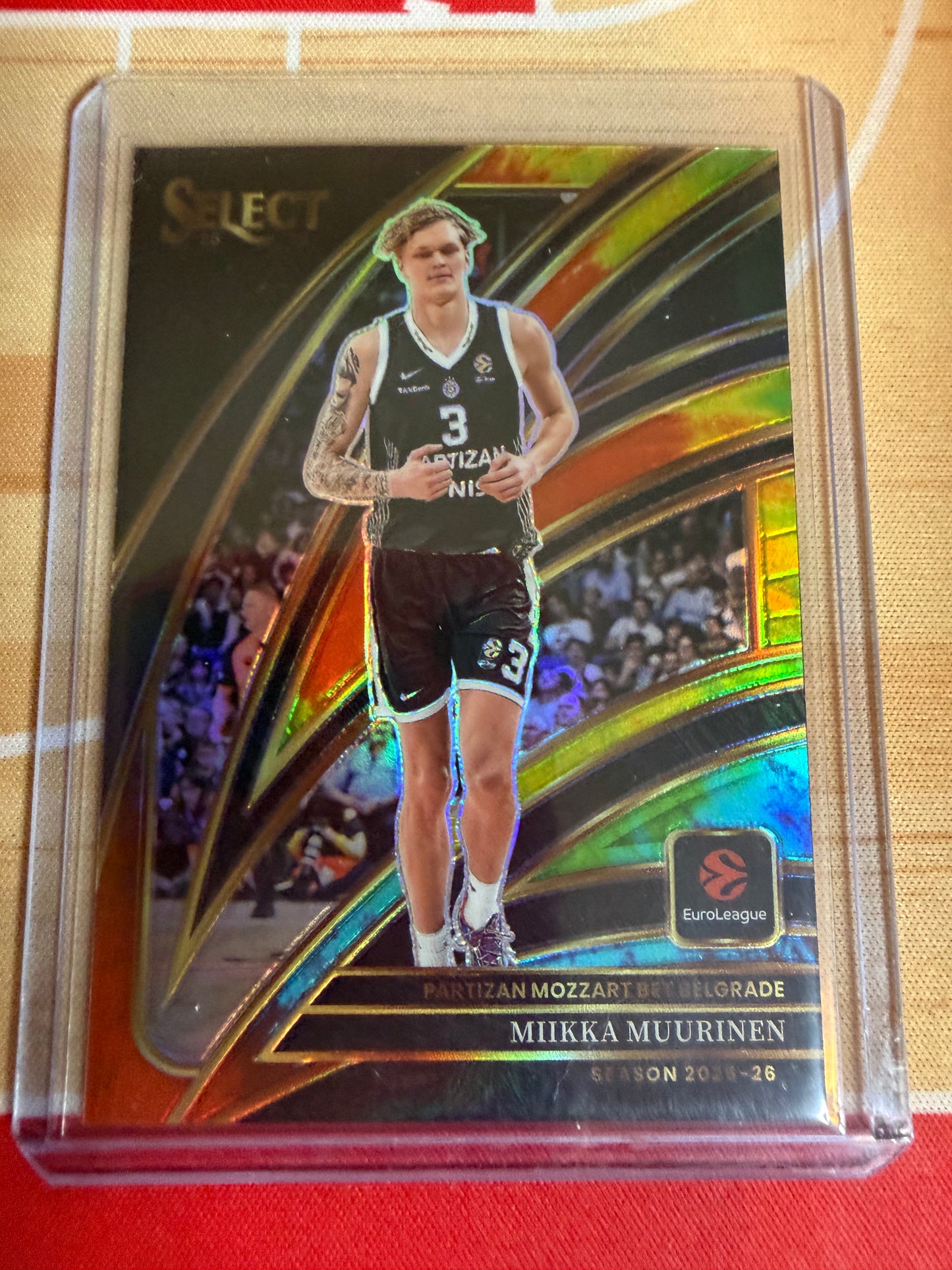 25-26 PANINI SELECT EUROLEAGUE MIIKKA MUURINEN COURTSIDE 02/25