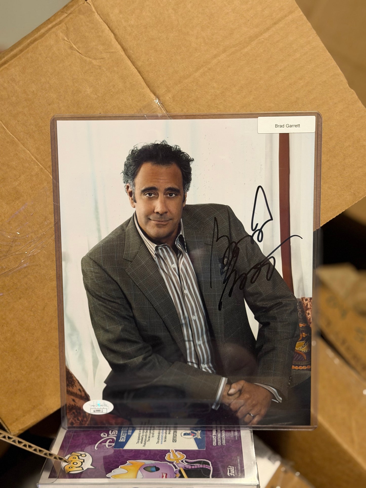 BRAD GARRETT AUTOGRAPHED 8X10 JSA AUTHENTICATED