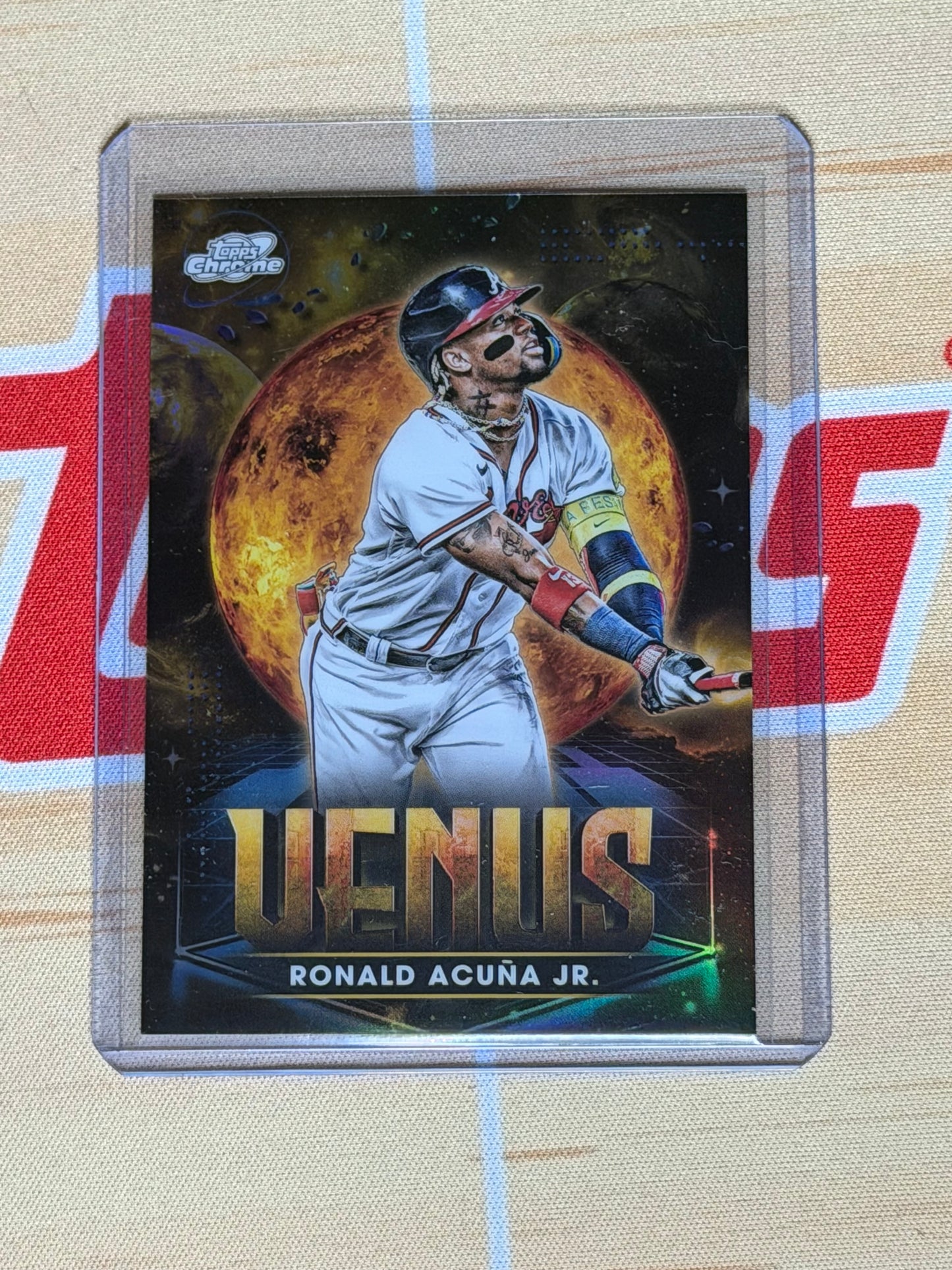 25 TOPPS CHROME RONALD ACUNA JR COSMIC PLANETARY PURSUIT VENUS SSP