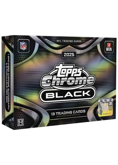 2025 TOPPS CHROME BLACK FOOTBALL