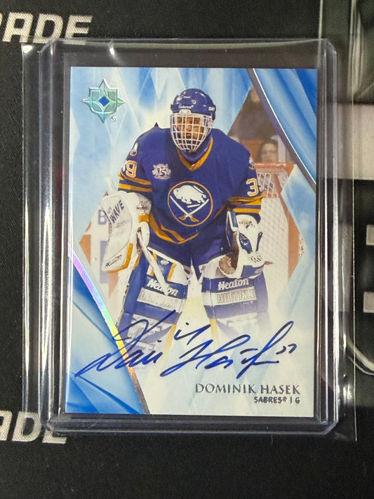 23-24 UD ULTIMATE COLLECTION HOCKEY - DOMINIK HASEK AUTOGRAPH