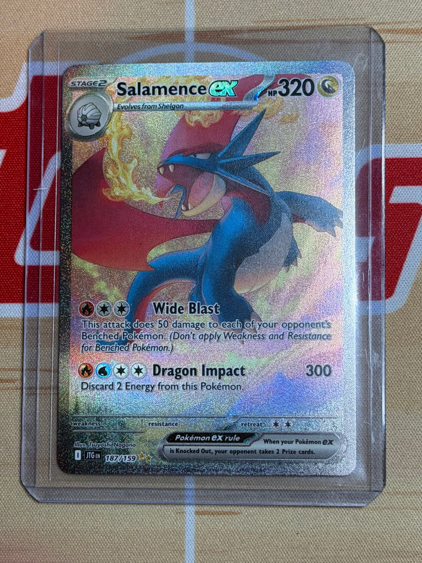 SV09: JOURNEY TOGETHER SALAMENCE EX 187/159