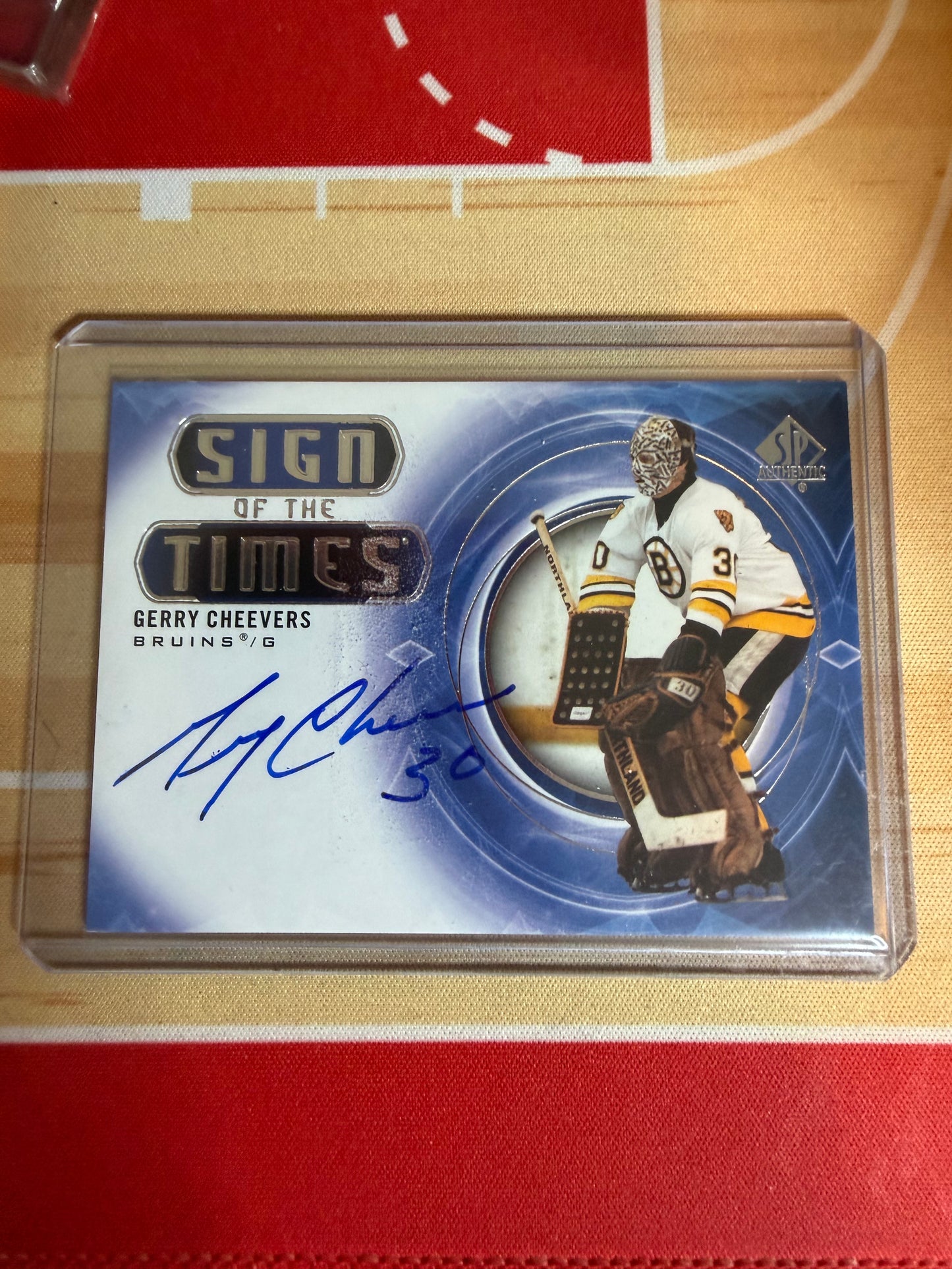 20-21 SPA GERRY CHEEVERS SOTT AUTOGRAPH