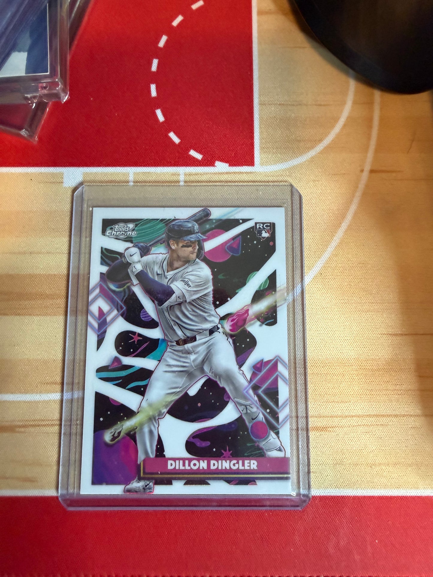 25 TOPPS COSMIC CHROME WHITE HOLE REFRACTOR RC DILLON DINGLER