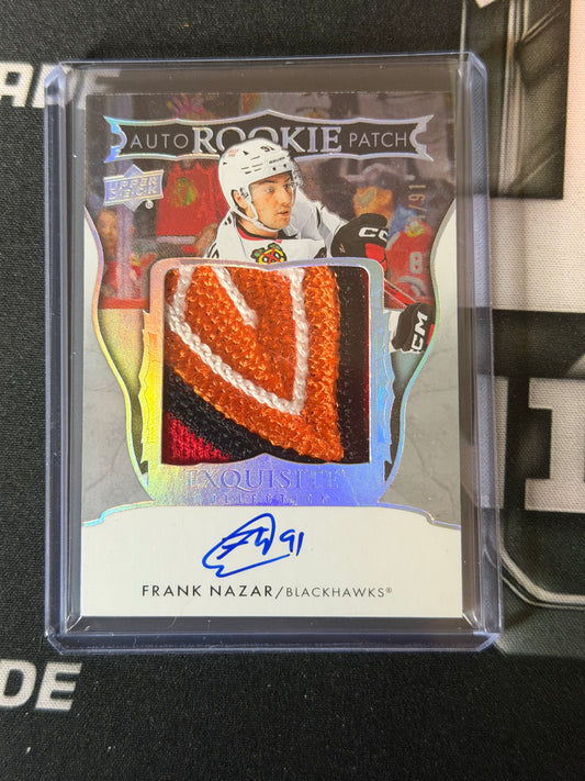 24 THE CUP #EC-FN FRANK NAZAR EXQUISITE ROOKIE PATCH AUTO RC JSY # 54/91