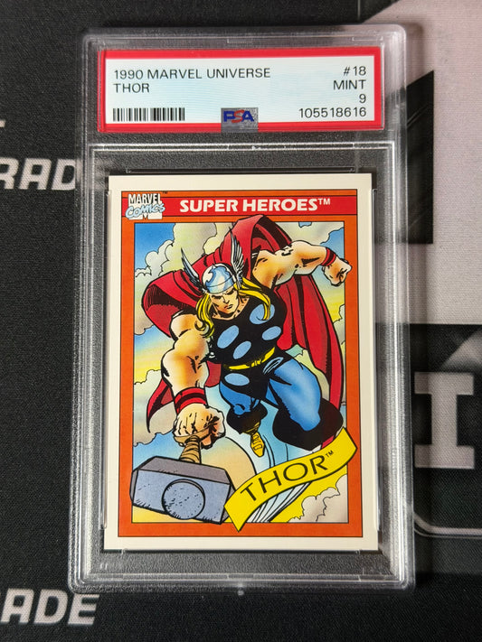 1990 MARVEL UNIVERSE THOR PSA 9