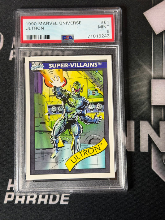 1990 MARVEL UNIVERSE ULTRON PSA 9