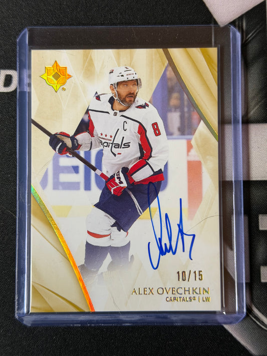 23-24 ULTIMATE ALEX OVECHKIN AUTOGRAPH 10/15