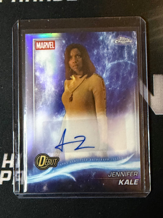 🦷2025 TOPPS CHROME MARVEL STUDIOS AUTO REFRACTOR SASHEER ZAMATA AS JENNIFER KALE