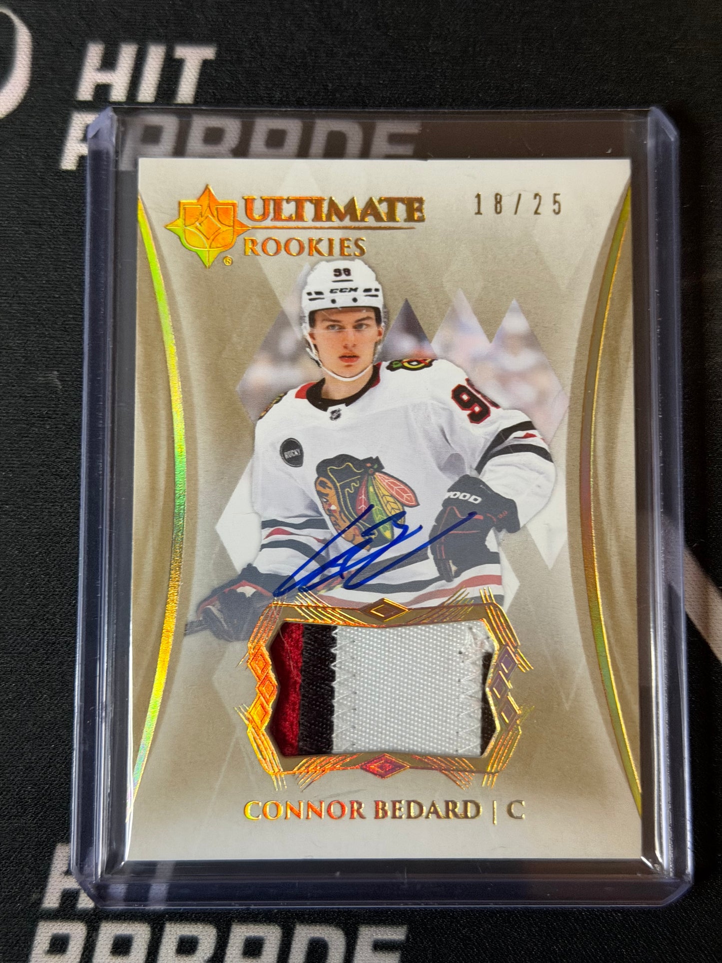23-24 UD ULTIMATE ROOKIES CONNOR BEDARD RPA 18/25
