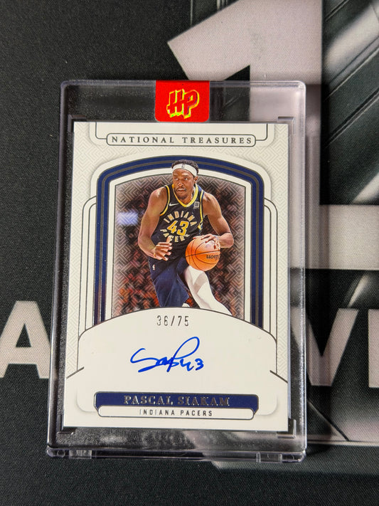 24-25 NATIONAL TREASURES PASCAL SIAKAM AUTO 36/75