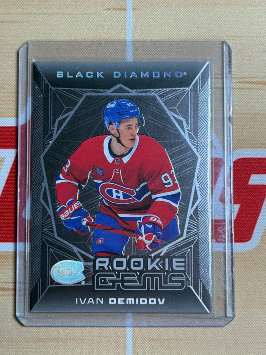 25-26 UPPER DECK BLACK DIAMOND IVAN DEMIDOV ROOKIE GEMS RC 279/399