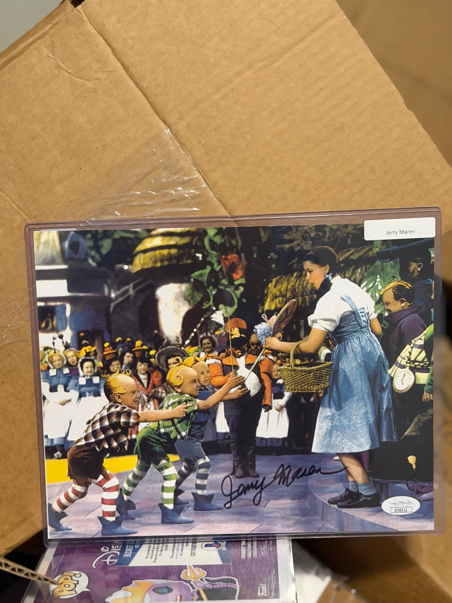 JERRY MAREN AUTOGRAPHED WIZARD OF OZ 8X10 JSA AUTHENTICATED
