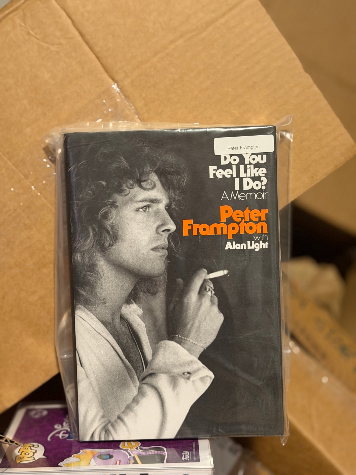 PETER FRAMPTON "DO YOU FEEL LIKE I DO?" AUTOGRAPHED BOOK JSA AUTHENTICATED
