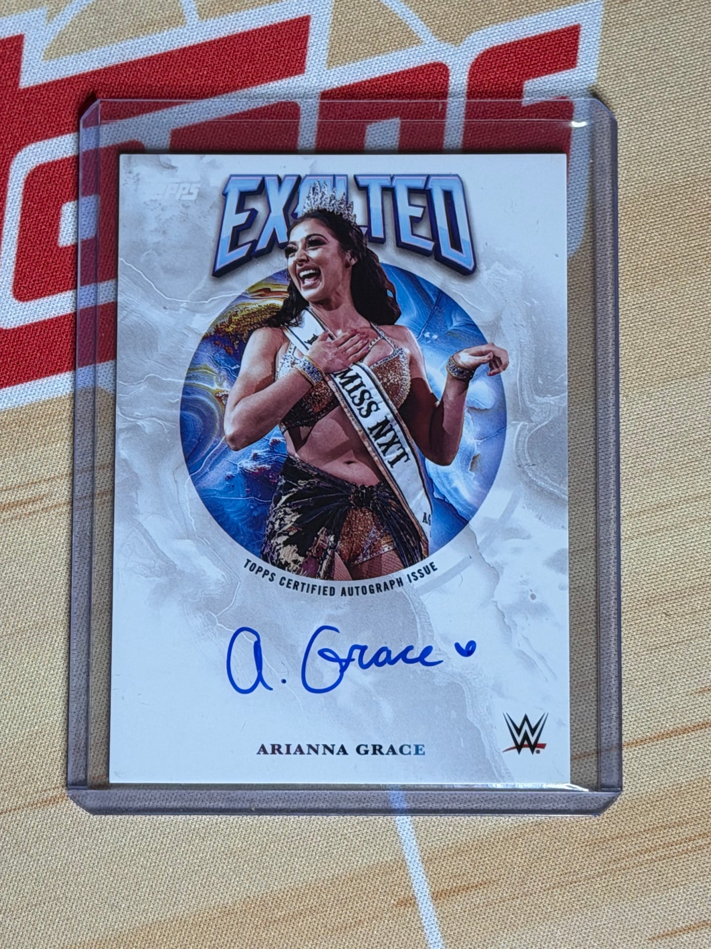 25 TOPPS EXALTED WWE ARIANNA GRACE AUTOGRAPH