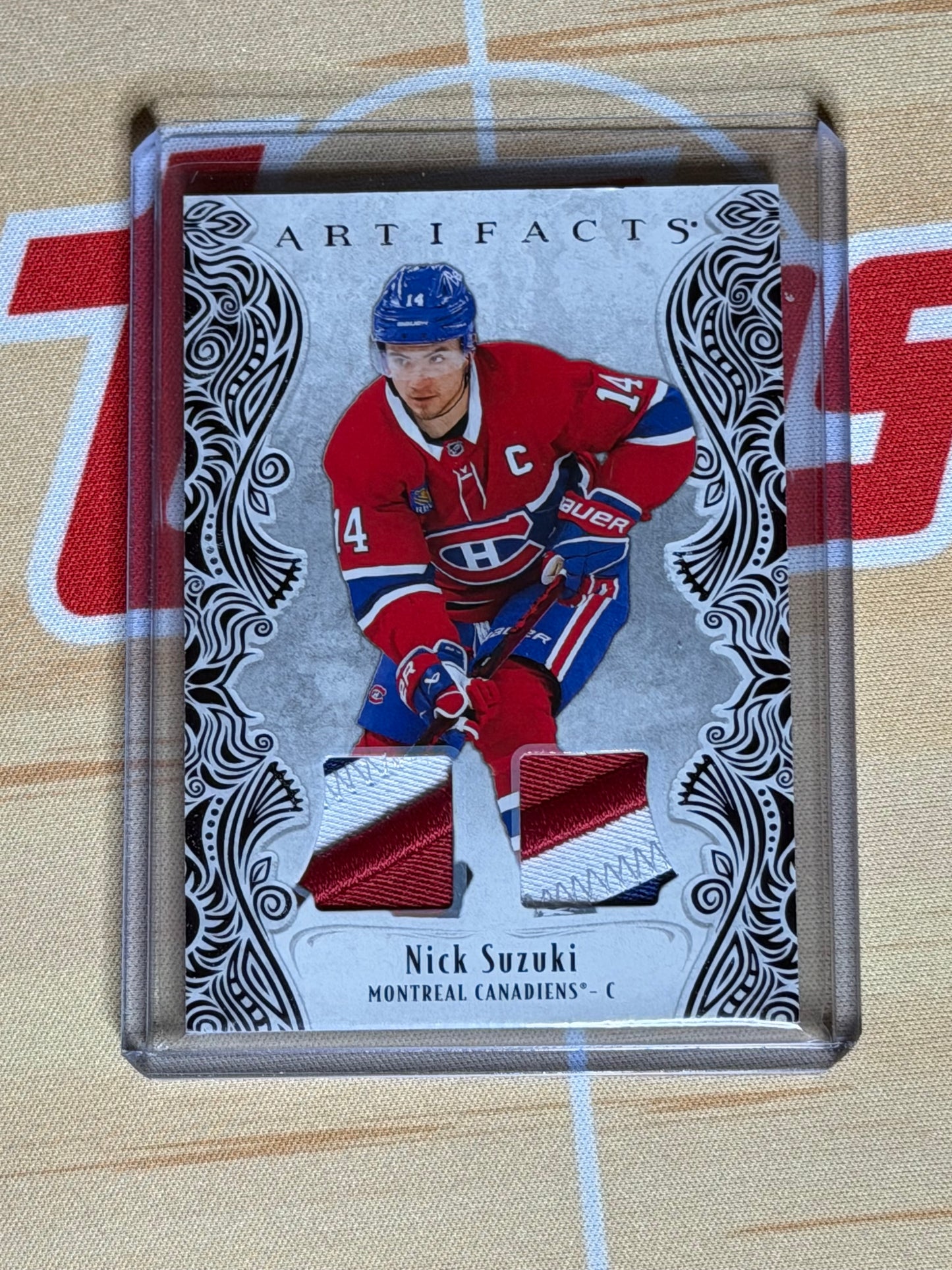 25-26 UD ARTIFACTS PURPLE MATERIALS 13/15 NICK SUZUKI
