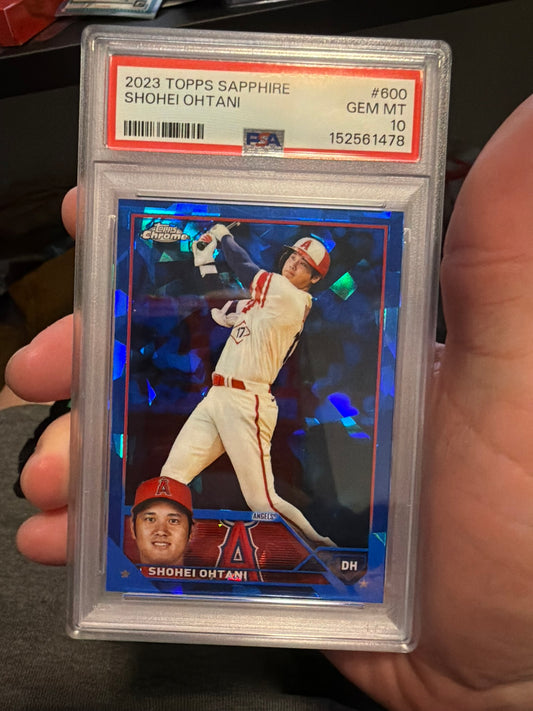 2023 TOPPS SAPPHIRE SHOHEI OHTANI PSA 10